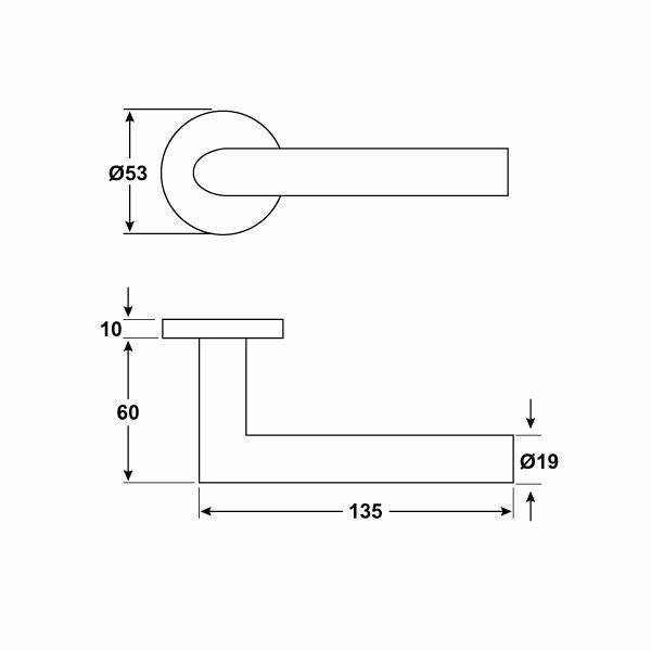 Hafele Kapı Kolu Seti Werner-M Barelli Mat Paslanmaz Çelik 15 Adet
