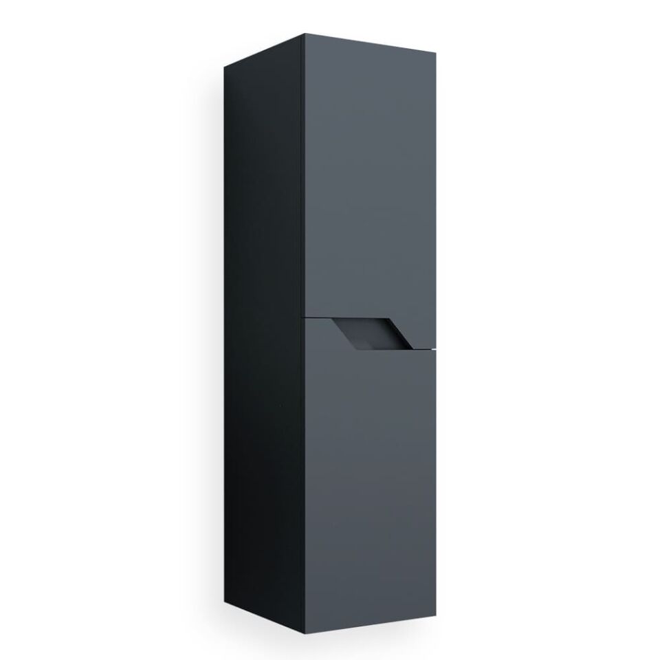 Teta Home Napoli MDF Banyo Boy Dolabı Antrasit
