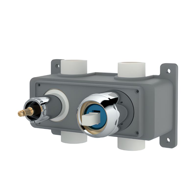 Hafele Sıva Altı Grubu Fluxo Duo Parlak Krom