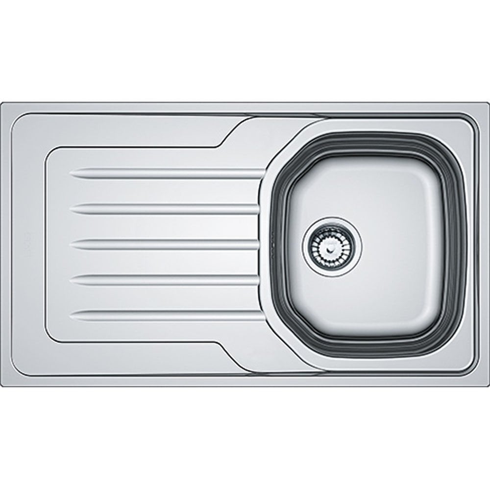 Franke Onda Line Oll 611 Tek Gözlü Sol Damlalıklı Dekorlu Çelik Evye