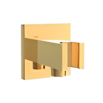 Hafele Askılı El Duşu Çıkışı Fluxo Köşeli Parlak Altın