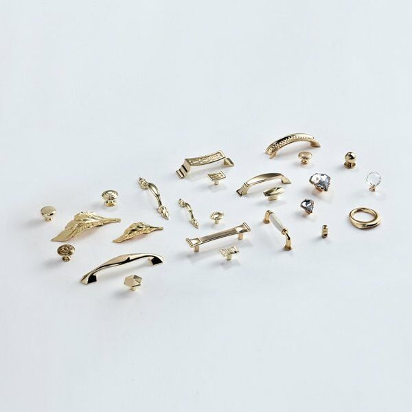 Hafele Düğme Kulp Tondo Jr. Parlak Pirinç