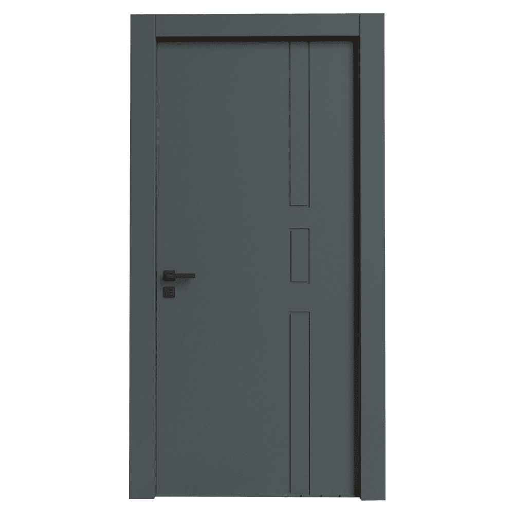 Teta Home T-6005 İç Oda Mdf Lake Kapı Antrasit - 87x203 - 14/17 - WC-Banyo
