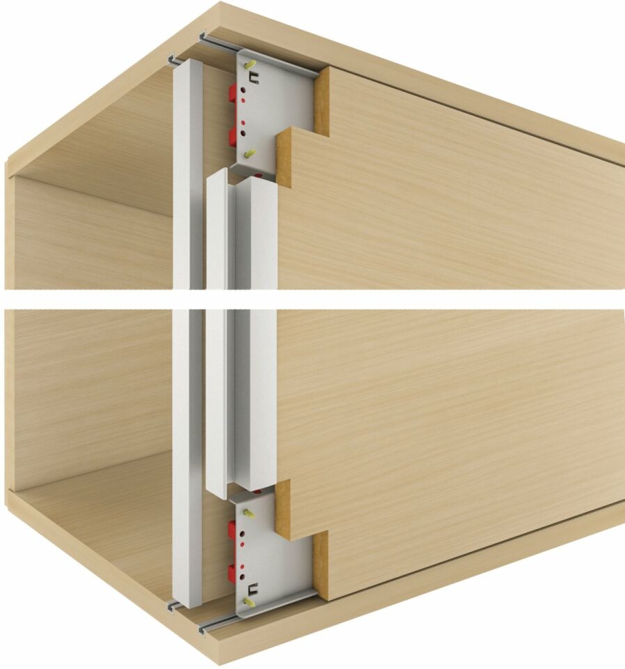 Hafele Profil Kulp Along 2500mm Mat Krom