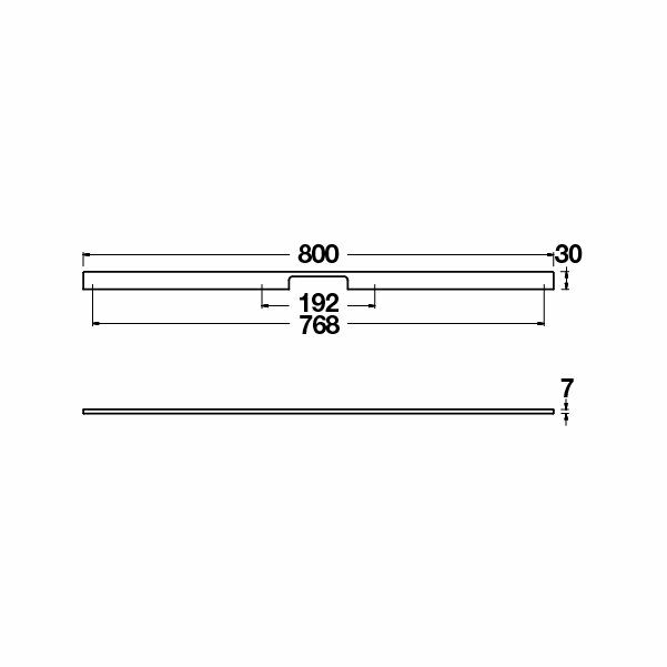 Hafele Mobilya Kulpu Mia2 800mm Parlak Krom