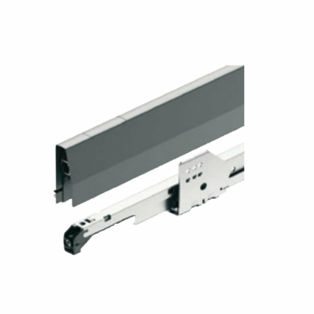 Hafele İç Çekmece Seti 120'lik Modül İçin Kare Bordürlü 35'lik Antrasit