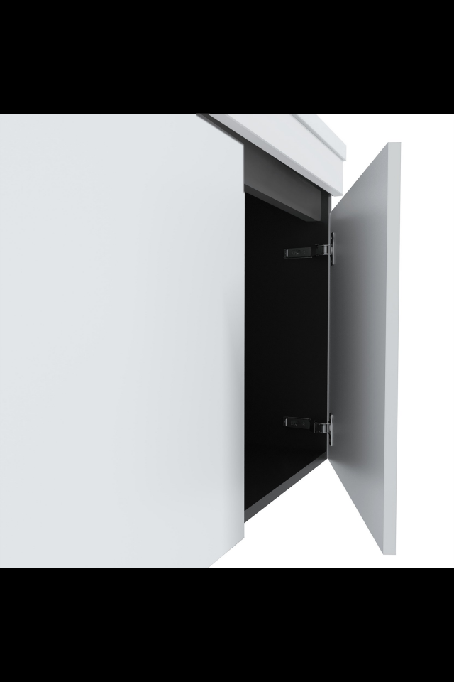 Teta Home Tokyo 65 cm MDF Banyo Dolabı Seti + Boy Dolabı Antrasit-Beyaz