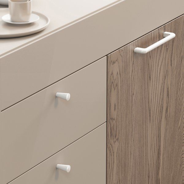 Hafele Mobilya Kulpu Molle 160mm Beyaz