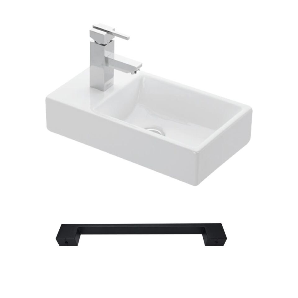 Teta Home Rio 45 cm MDF Banyo Dolabı Seti Beyaz