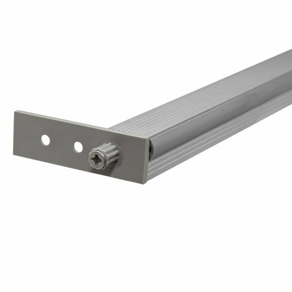 Hafele Eviye Destek Bağlantı Profili Profiler Dübelli 450mm Mat Eloksal