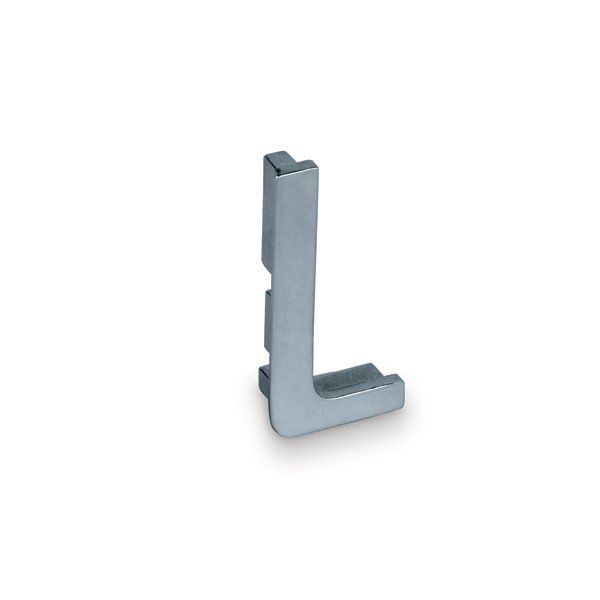 Hafele Profil Kulp Striata-L Sağ Yan Kapak Elemanı Parlak Krom