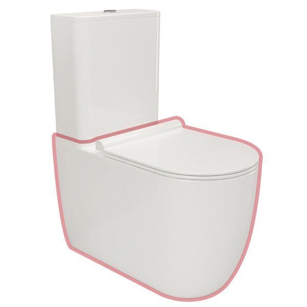 Hafele Yerden Klozet Arena Floor R Parlak Beyaz Renk