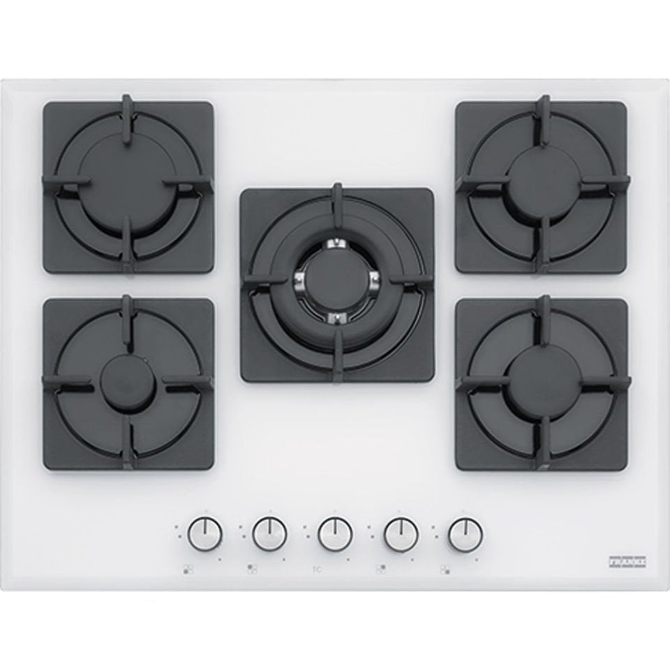 Franke Smart Linear Square FHNS 705 4G TC WH C Beyaz Cam Ocak