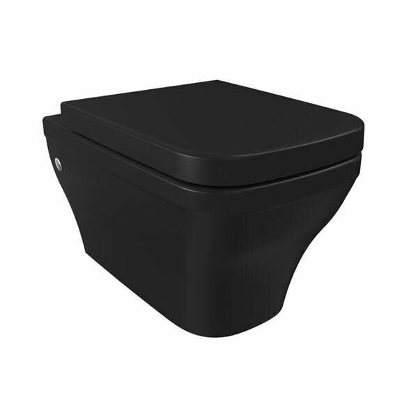 Hafele Asma Klozet Arena Wall S54 Mat Siyah Renk