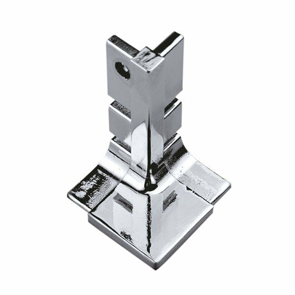 Hafele Profil Kulp Striata-L Köşe Bağlantı Elemanı Mat Krom