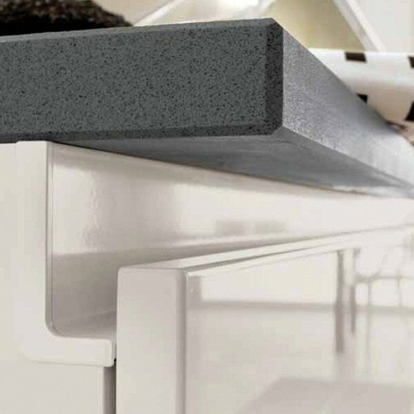 Hafele Profil Kulp Striata-L Bağlantı Parçası Parlak Krom