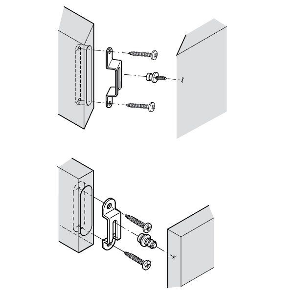 Hafele Modular Raf Bağlantısı 63x11mm (100 Adet)