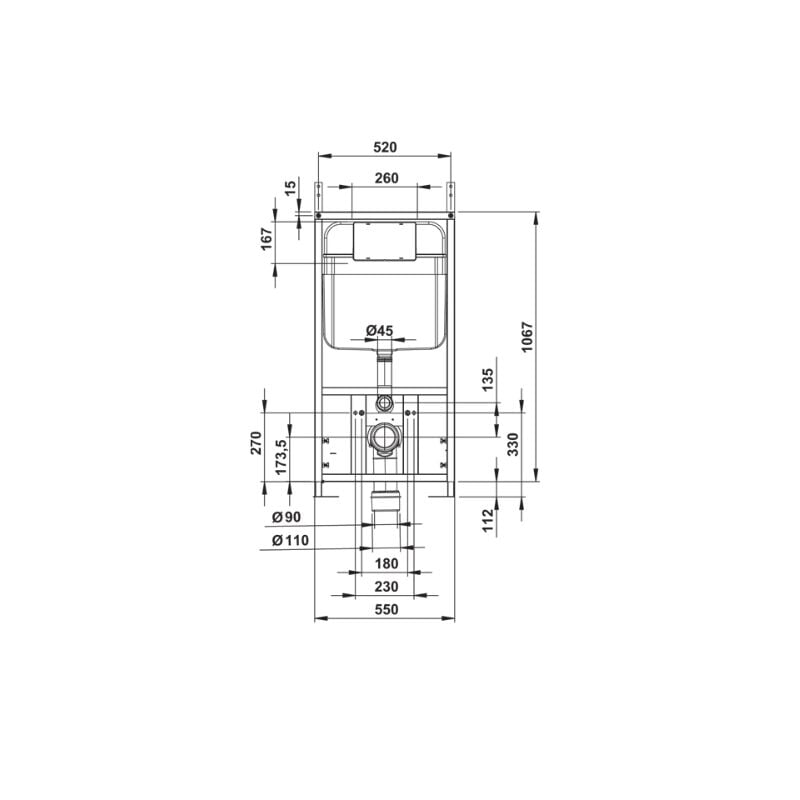 Hafele MATTO 02 Gömme Rez. Açıpan Duvr.2 Kademe