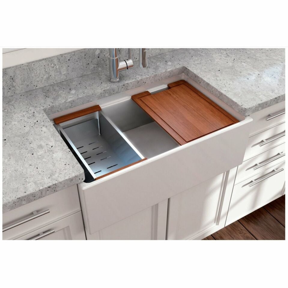 Hafele Cara Seramik Eviye, Beyaz, 762X482Mm