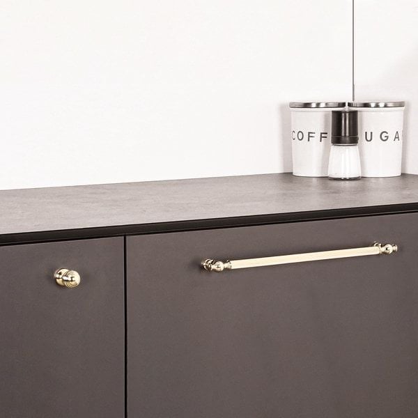 Hafele Mobilya Kulpu Calisto Mk 160mm Parlak Altın