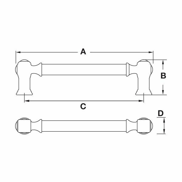 Hafele Mobilya Kulpu Pard 224mm Antik Bronz