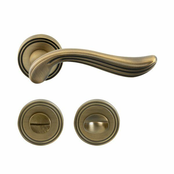 Hafele Kapı Kolu Seti Rouge WC Antik Bronz