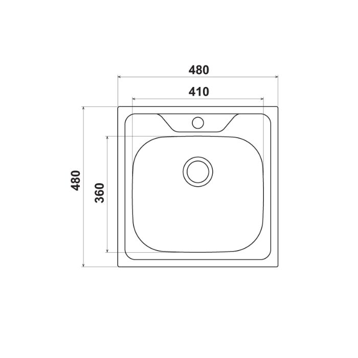 Hafele Capua01 Tezgah Üstü Eviye Seti, Satine