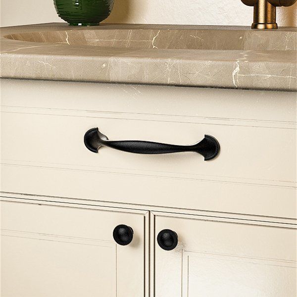 Hafele Mobilya Kulpu Glenn 96mm Mat Siyah