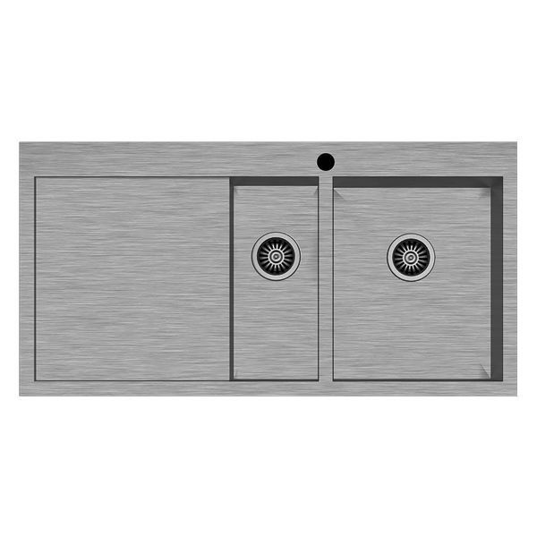 Hafele Novara Plus02 Eviye Seti 1000x510mm Fırçl. Sol