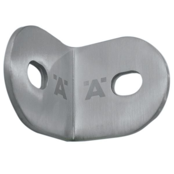 Hafele Duvar Bağlantı Köşebenti 43x40mm Paslanmaz Çelik Renk