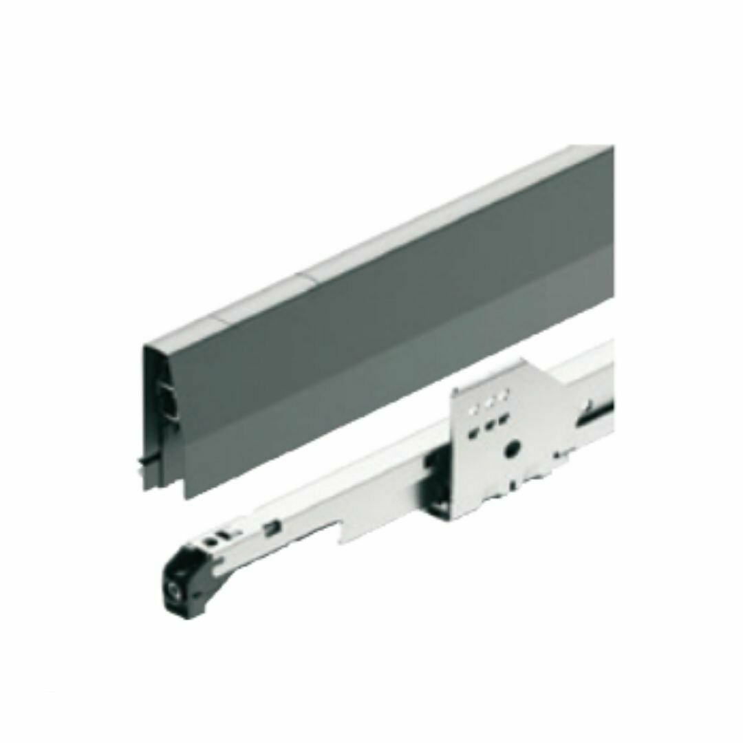 Hafele İç Çekmece Seti 90'lık Modül İçin Kare Bordürlü 45'lik Antrasit