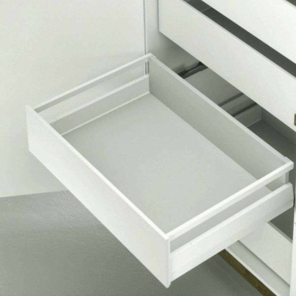 Hafele İç Çekmece Seti 120'lik Modül İçin Kare Bordürlü 45'lik Antrasit