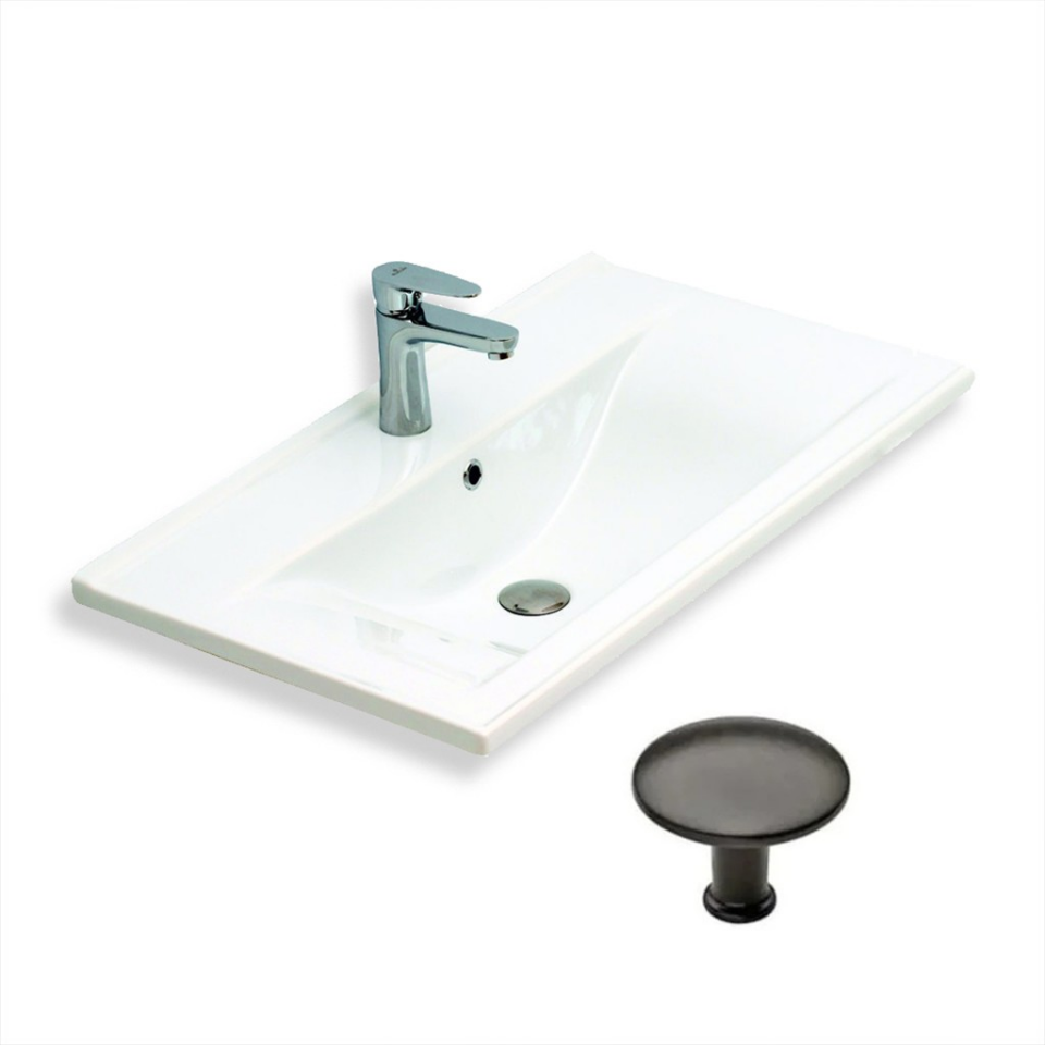 Teta Home Tiflis 80 cm MDF Banyo Dolabı Seti