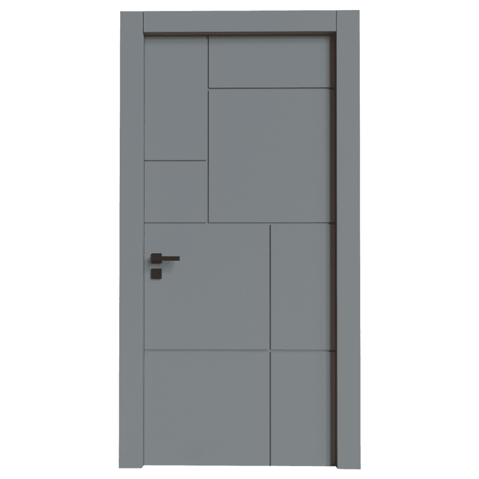 Teta Home T-6007 İç Oda Mdf Lake Kapı Sis gri - WC-Banyo - 87x203 - 14/17