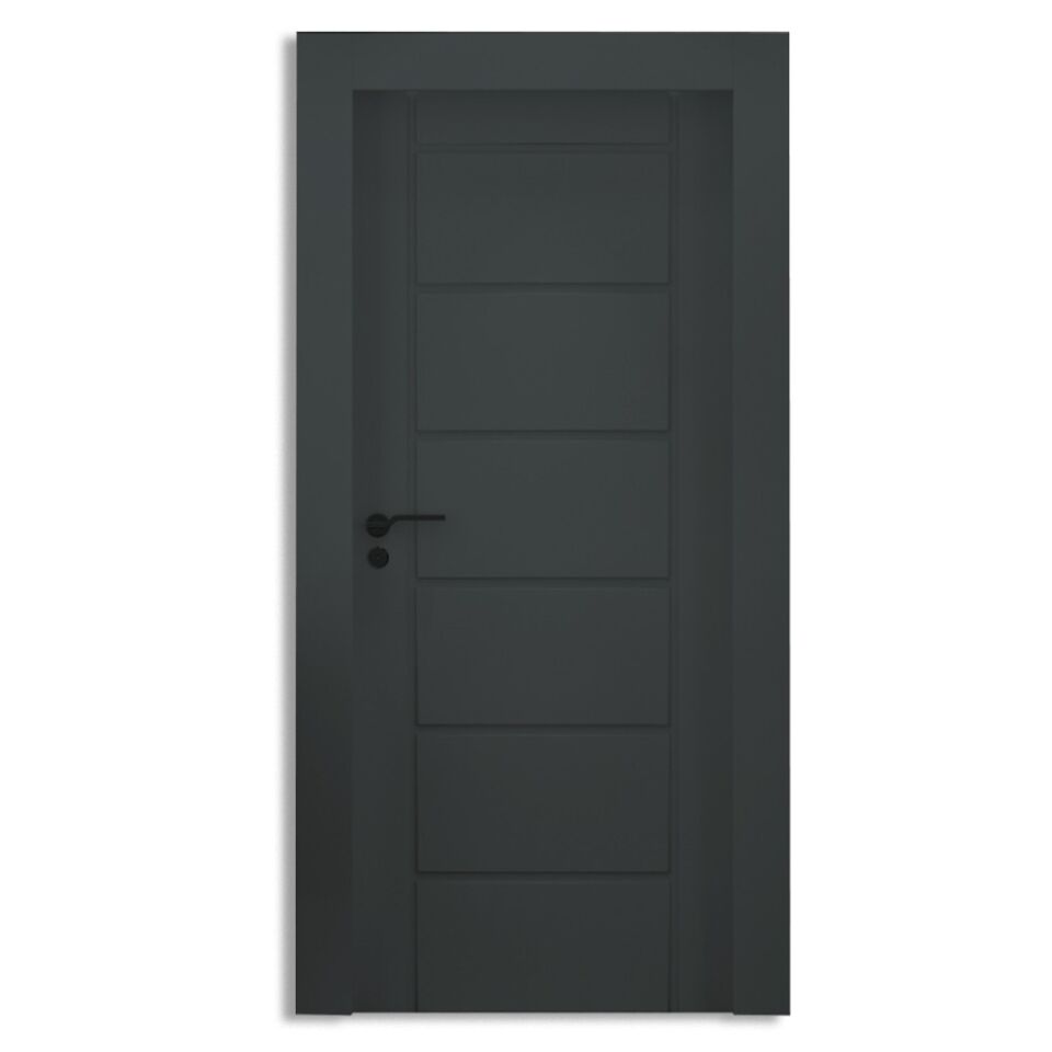 Teta Home S-7008 İç Oda Mdf Lake Kapı Antrasit - 77x203 - 10/13 - WC-Banyo