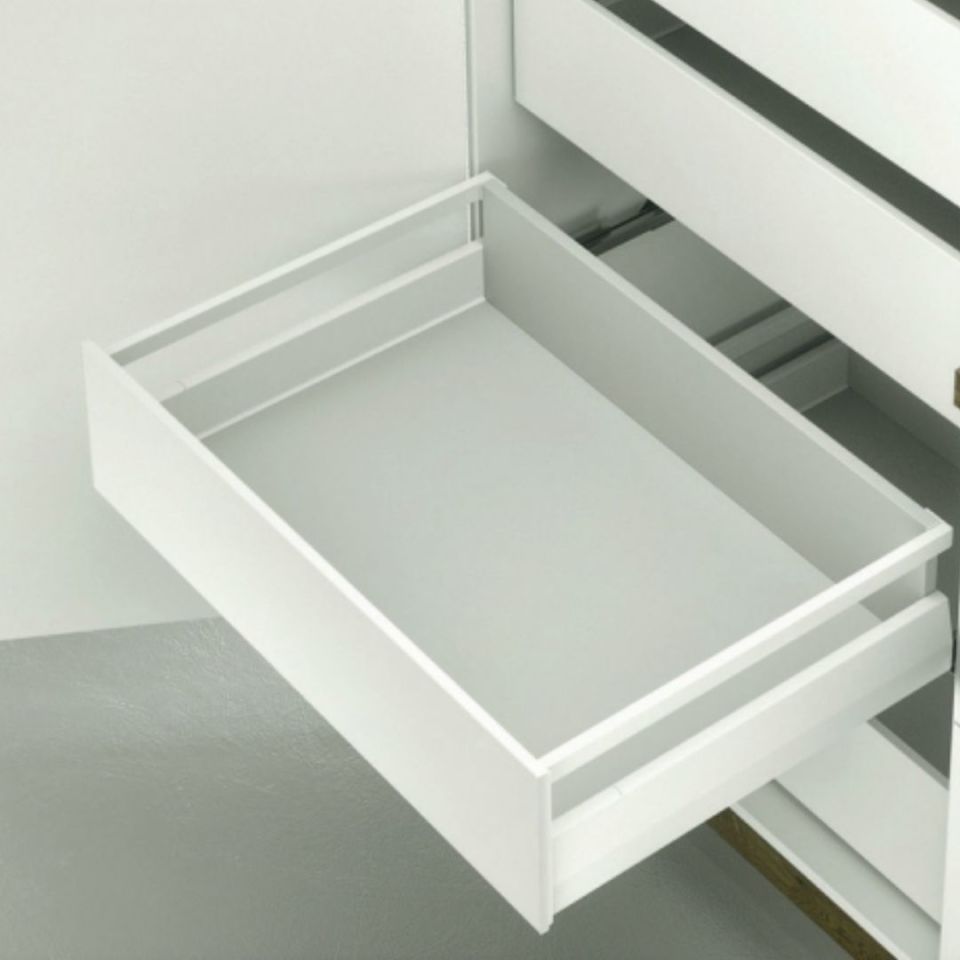 Hafele İç Çekmece Seti 120'lik Modül İçin Kare Bordürlü 30'luk Antrasit