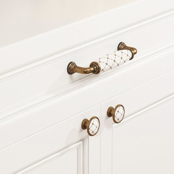 Hafele Mobilya Kulpu Dorothy 128mm Antik Bronz