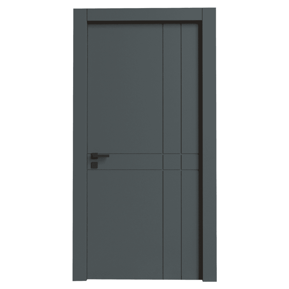 Teta Home T-6006 İç Oda Mdf Lake Kapı Oda - Antrasit - 87x203 - 14/17