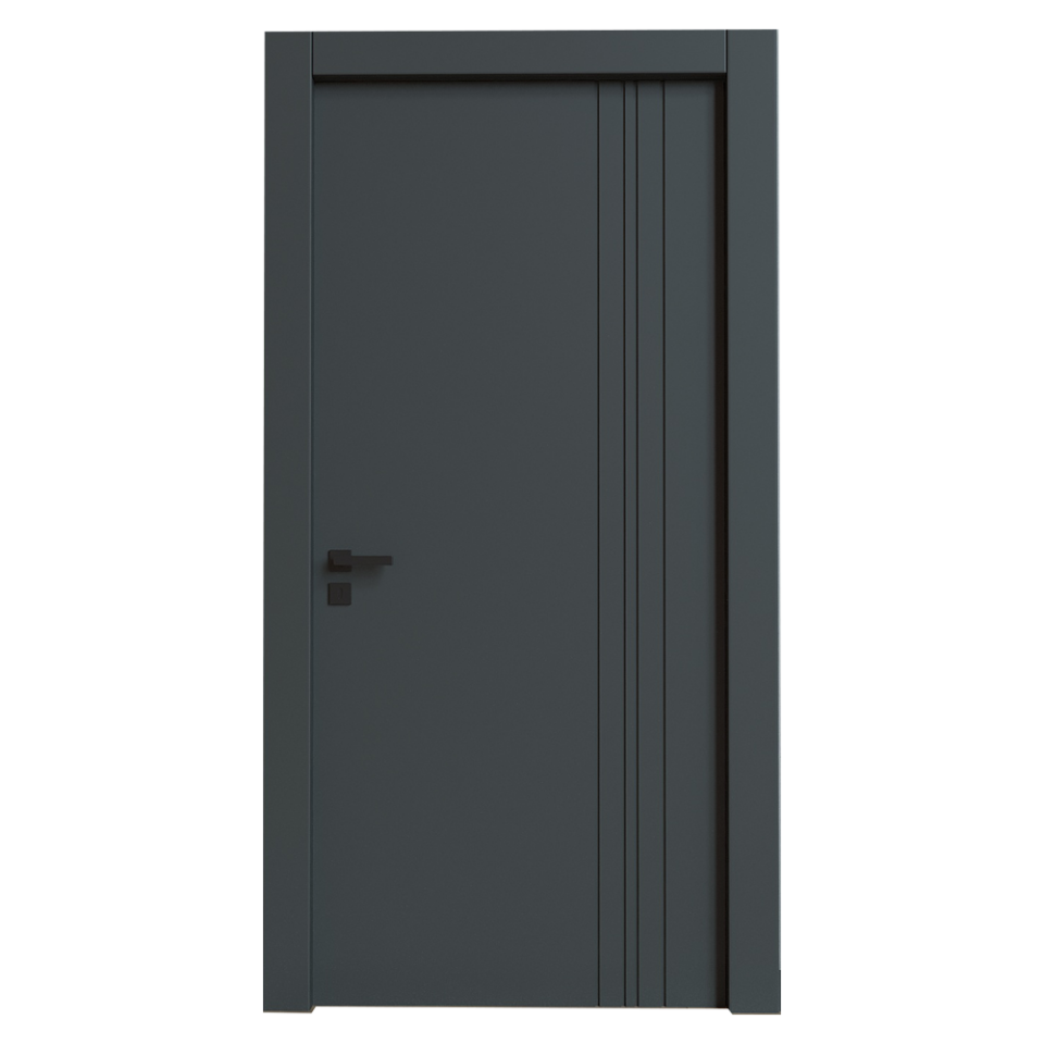 Teta Home T-6011 İç Oda Mdf Lake Kapı Oda - Antrasit - 77x203 - 14/17