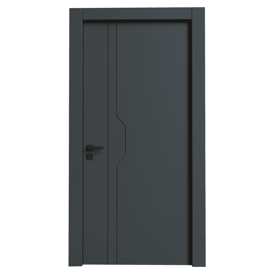 Teta Home T-6009 İç Oda Mdf Lake Kapı WC-Banyo - Antrasit - 87x203 - 14/17