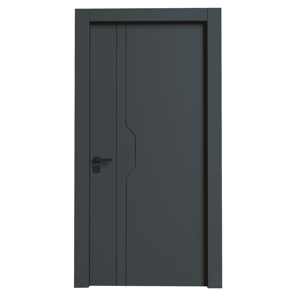 Teta Home T-6009 İç Oda Mdf Lake Kapı WC-Banyo - Antrasit - 87x203 - 10/13