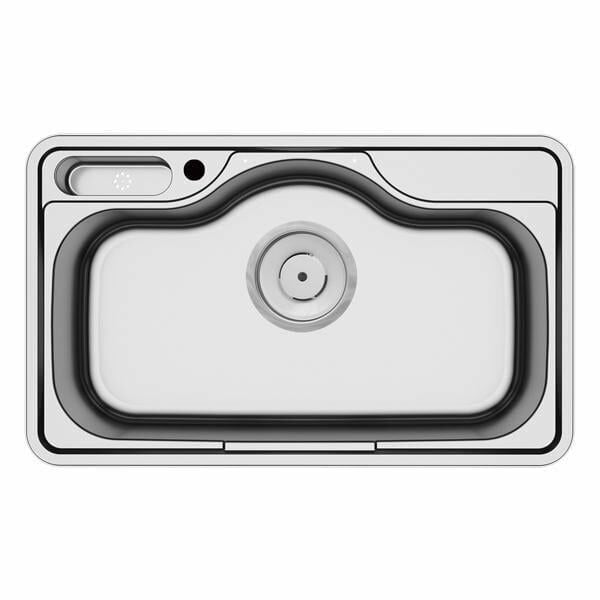 Hafele Capua Combi Eviye 850x515mm P.Çelik Renk (Sifonsuz)