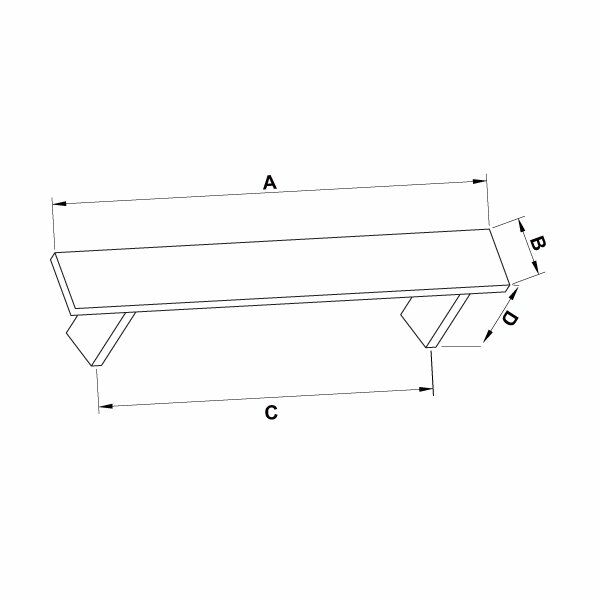 Hafele Mobilya Kulpu Captain 224mm Mat Siyah