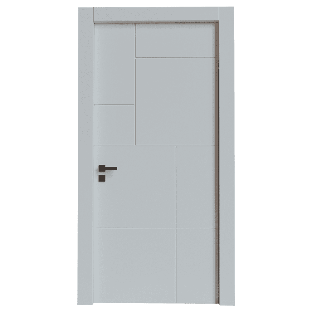 Teta Home T-6007 İç Oda Mdf Lake Kapı Oda - Beyaz - 77x203 - 10/13