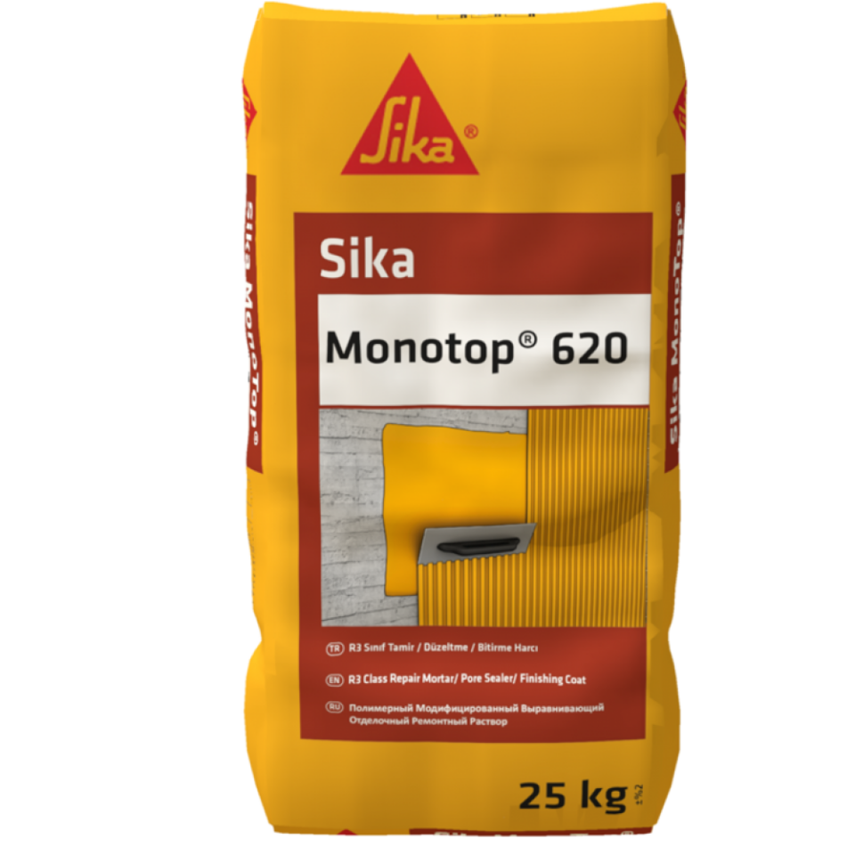 Sika MonoTop-620 - R3 Sınıfı Tamir / Düzeltme / Bitirme harcı 25 Kg