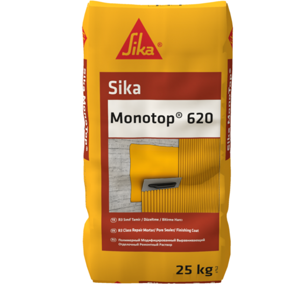 Sika MonoTop-620 - R3 Sınıfı Tamir / Düzeltme / Bitirme harcı 25 Kg