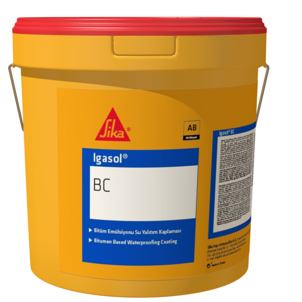 Sika Igasol BC - Kauçuk Bitüm Esaslı Kaplama 15 Kg