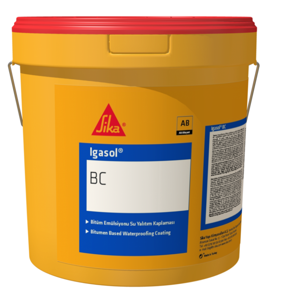 Sika Igasol BC - Kauçuk Bitüm Esaslı Kaplama 15 Kg