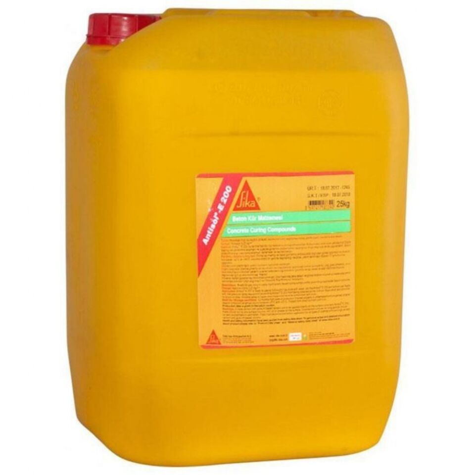 Sika Antisol E-200 -Akrilik Esaslı Beton Kür Malzemesi 25 Kg