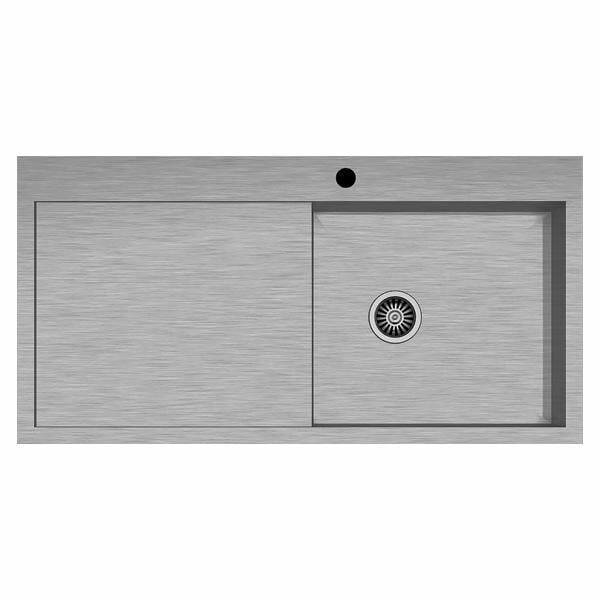Hafele Novara Plus01 Eviye Seti 1000x510mm Fırçl. Sol (Sifonsuz)
